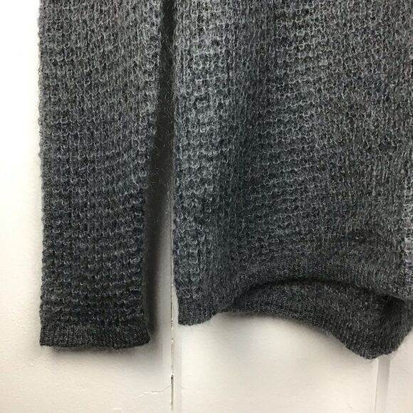 ISDA & CO Gray Knit Mohair V-neck Sweater XS - Picture 4 of 6